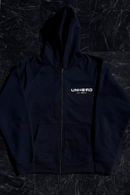 Signature Zip Hoodie – Navy - UNHERD