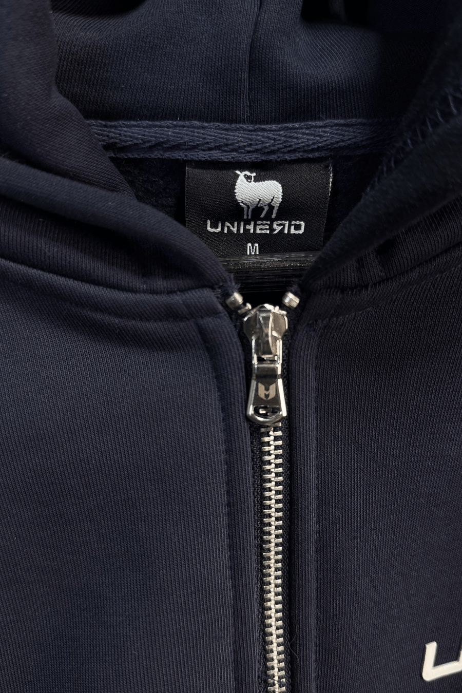 Signature Zip Hoodie – Navy - UNHERD