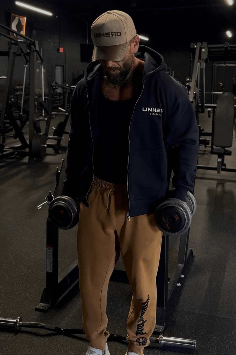 Signature Zip Hoodie – Navy - UNHERD