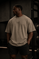 UNHERD Elevated Raw Hem Tee — Gunmetal - UNHERD