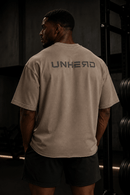 UNHERD Elevated Raw Hem Tee — Gunmetal - UNHERD