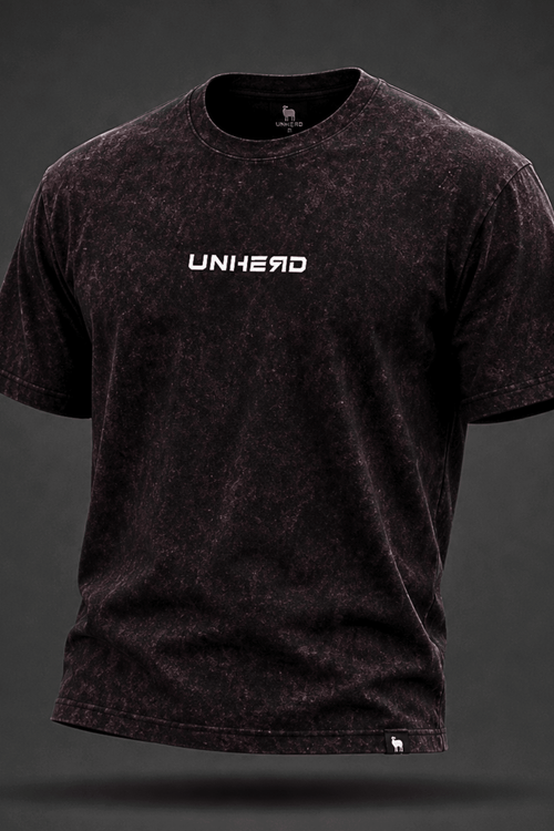 UNHERD Legacy Oversized Tee — Crimson Ash - UNHERD