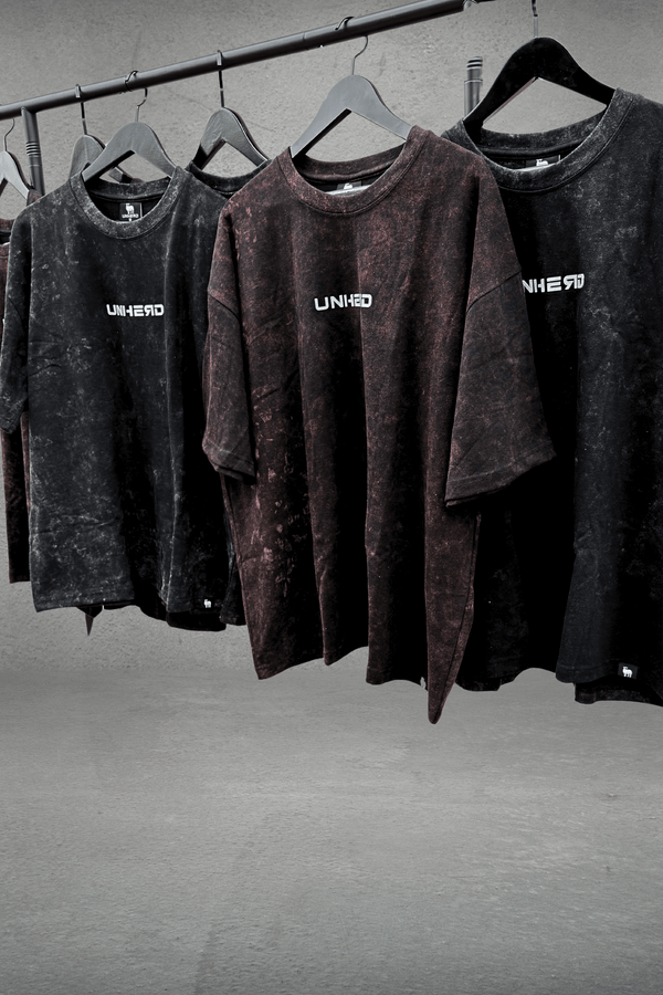 UNHERD Legacy Oversized Tee — Phantom Ash