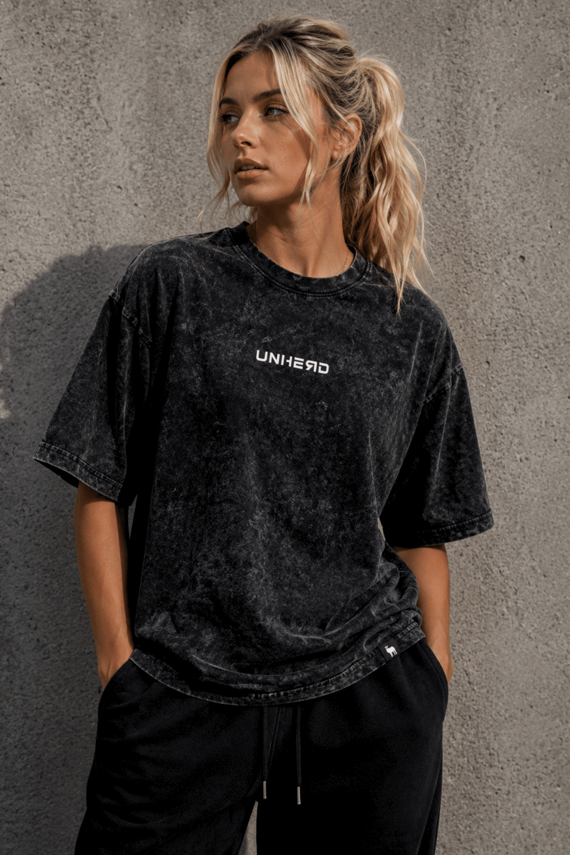 UNHERD Legacy Oversized Tee — Phantom Ash - UNHERD